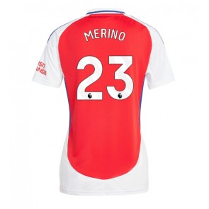 Arsenal Mikel Merino #23 Domaci Dres za Ženska 2024-25 Kratak Rukavima